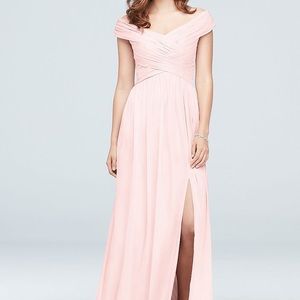 David’s bridal bridesmaids dress in petal